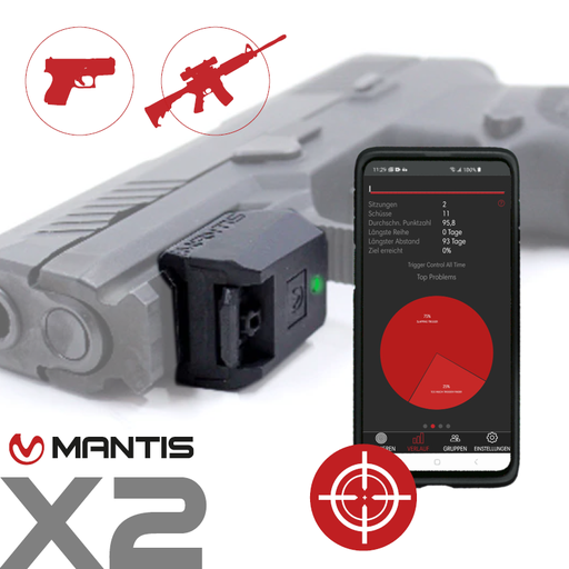 [MT-1005] Mantis X2 – Trockenschießtrainer für Pistole und Gewehr